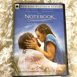 THE NOTEBOOK UNopened DVD Rachel McAdams Ryan Gosling James Garner NWT